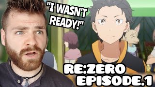 WHAT IS THIS ANIME??!! | RE:ZERO EPISODE 1 | New Anime Fan! | REACTION