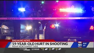19-year-old hurt in shooting on Indy's near northwest side
