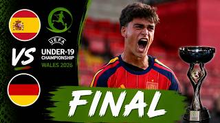 Spain U19 vs Germany U19 | UEFA Under-19 Championship 2026 Final Highlights 🏆