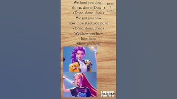 Thumbnail of HUNTRX How It's Done! (Kpop Demon Hunters) Easy Lyrics #namisbloom #kpopdemonhunters #viral