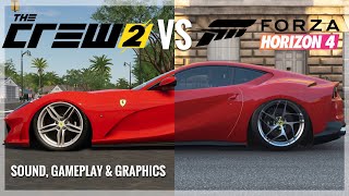 Forza horizon 4 vs the crew comparison of ferrari 812 superfast ;
gameplay , engine sound customization & graphics! 2 ga...