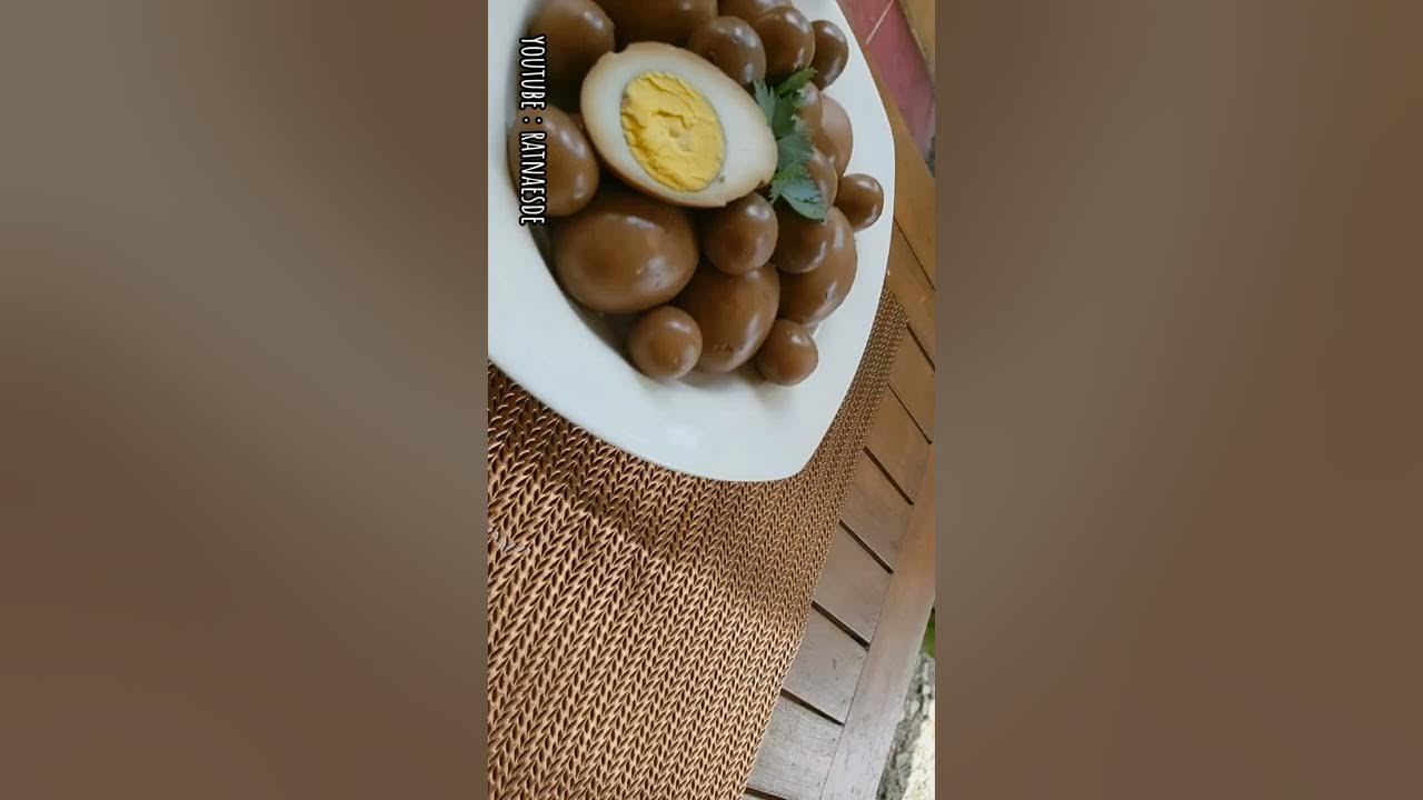 🔴 RESEP TELUR PINDANG | TIPS AGAR WARNA LEBIH PEKAT | ANTI GAGAL | BACEM TELUR PUYUH