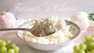 Farmer's Cheese Recipe | Homemade Farmer's Cheese | Домашний творог | FFB Blonde in the Kitchen Farmer's Cheese Recipe | Homemade Farmer's Cheese | Домашний творог | FFB Blonde in the Kitchen