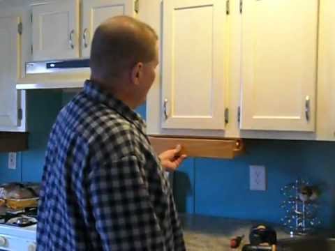 How To Install A Under Cabinet Mounted Spice Rack By Amwoodpro