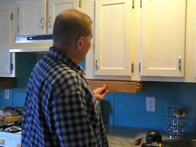 How to install a under cabinet mounted spice rack by amwoodpro