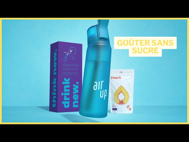 Air up, Waterdrop… Ces gourdes intelligentes qui incitent à boire