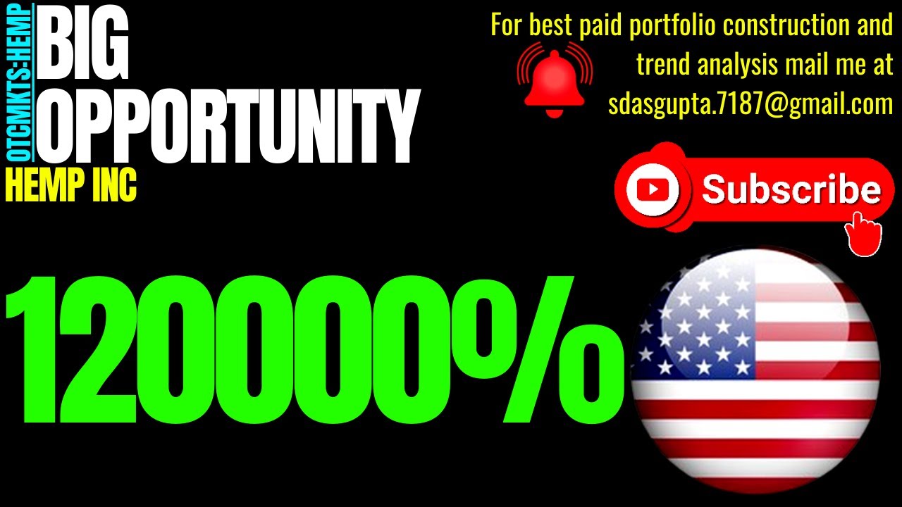 Why Is Hemp Inc Stock So Low HEMP INC BIG OPPORTUNITY | HEMP STOCK NEWS - YouTube