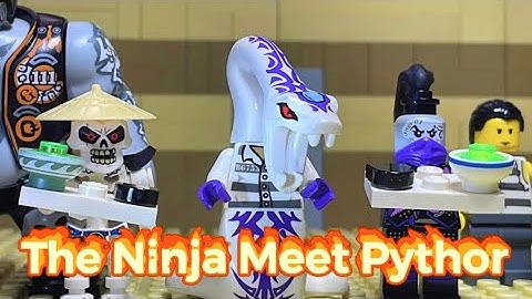 Ninjago: Crystalized - The Ninja Meet Pythor Again But In LEGO!