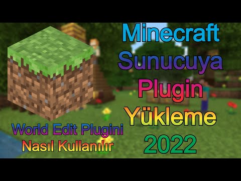 Minecraft Sunucuya Plugin Yükleme WorldEdit Plugini 2022 Sesli Anlatım