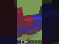 Minecraft Spider Man Tutorial #minecraft #minecraftshorts #youtubeshorts