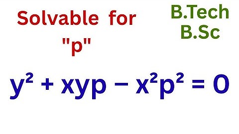 #solveble for p @EAG 