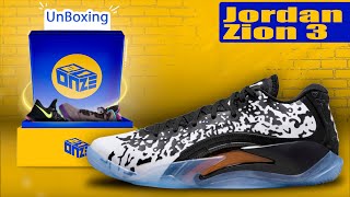 Unboxing Jordan Zion 3 - Em português PT-BR ( JORDAN ZION É BOM? )