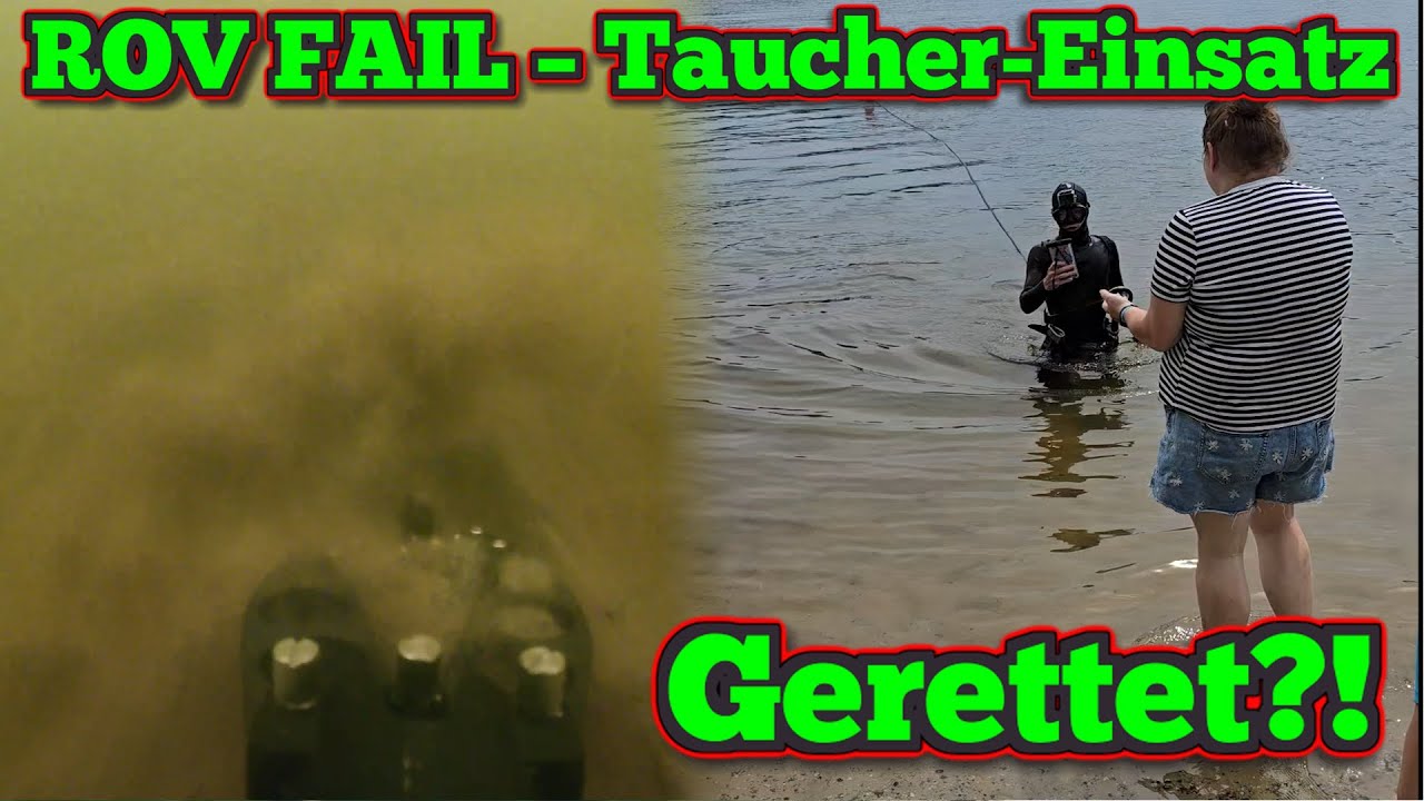 Handy im See verloren! Findet er es mit Tauchdrohne & Boje? (Rettung in Hannover)