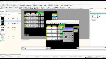 普羅人機變數應用:利用PROFACE內部變數+Dscript，達到一個畫面修改全部數值欄位! 三菱PLC程式:給條碼位置解出對應該段條碼功能!