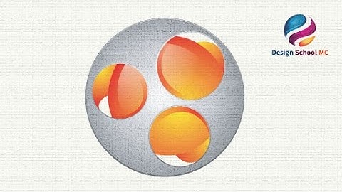 Create 3D Logo Design in Adobe illustrator CC - Glossy Circle Logo | Design School MC