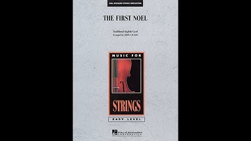 The First Noel arr. by John Cacavas (Orchestra) - Score and Sound