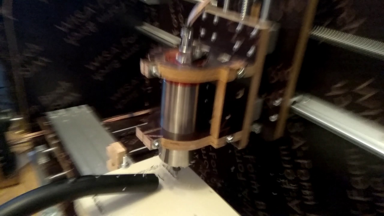 Cnc Router Running custom made CNC router first run - YouTube