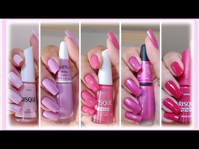 Esmalte rosa: conheça diferentes tons e escolha o seu favorito