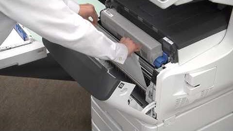 [MC800 series] How to remove jammed paper from Paper Cassette?