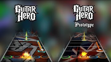 Guitar Hero 1 Prototype - "Callout" Chart Comparison