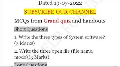 CS201 Current Paper midterm spring 2022||CS201 Midterm preparation 2022