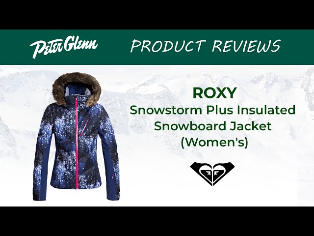 2019 Roxy Snowstorm Plus Insulated Snowboard Jacket Review - YouTube