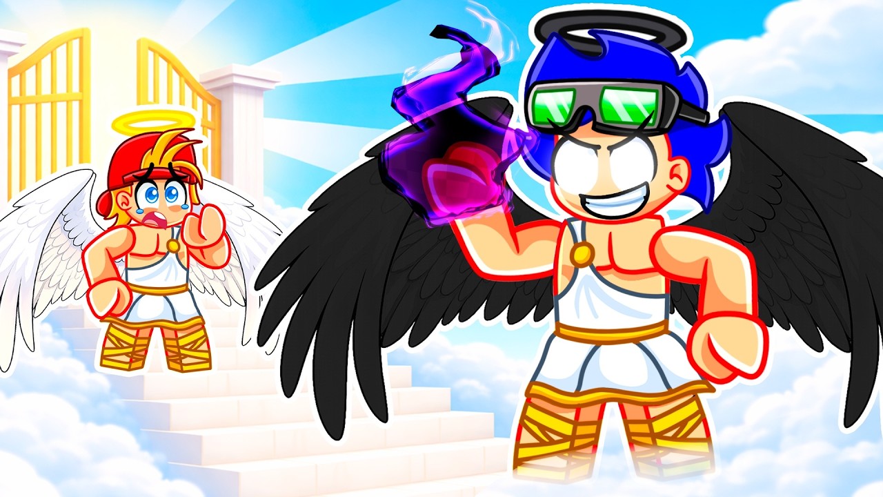 Me Convertí en Un ÁNGEL OSCURO en Roblox SNAPCHAT!