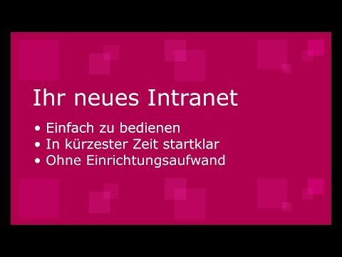 Intranet für Organisationen einfach und komfortabel