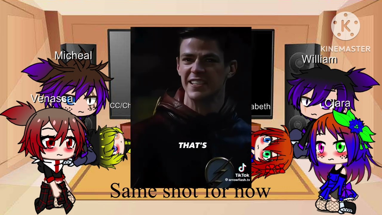 Afton Family + Vanessa React to Micheal past life as Savitar [Gacha Reaction my Au]