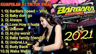 kumpulan Dj Angklung Slow viral full bas 2021 - Dj barbara speed, baby dont Go \u0026 Alwais.