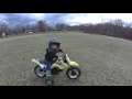 1 Year Old Baby Rides Dirt Bike Motorcycle