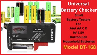 Amazing Tester for Household Batteries | Universal Battery Checker |