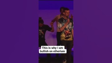 Vitalik Butrin rapping in ethereum conference #funny #shorts