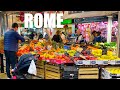 🇮🇹 ROME Italy 🥩🍓 Exploring Trionfale Market 4K