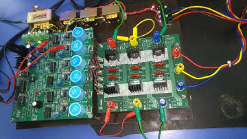 Three phase thyristor firing card and power card demo
