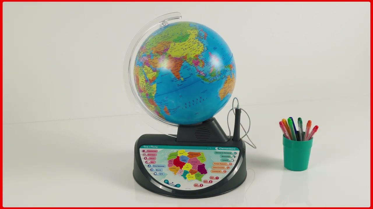 Clementoni - 50670 - INTERAKTYWNY EDUGLOBUS