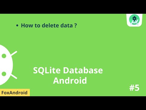 Android SQLite Database Tutorial || How to Delete Data from SQLite Database || Android studio || #5