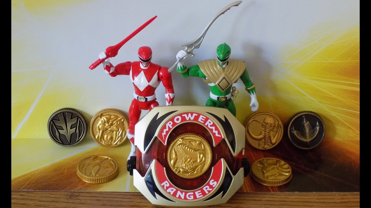 Legacy Power Coin Set & Red vs. Green Ranger Figures Review (Power ...