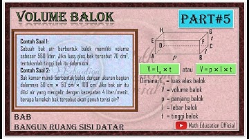 (PART 5) Menghitung  Volume Bangun Ruang Balok - Penerapan - KELAS 8