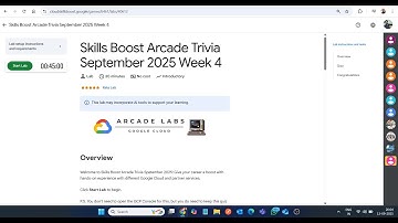 Skills Boost Arcade Trivia september 2025 week 4 || Laboplossing || Google Cloud Arcade 2025