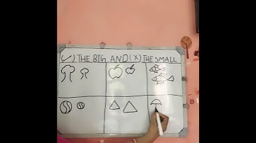 Bigger and smaller|| Big and small # shorts