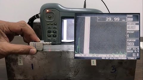 Construction of DAC Curve using Digital Ultrasonic Flaw Detector