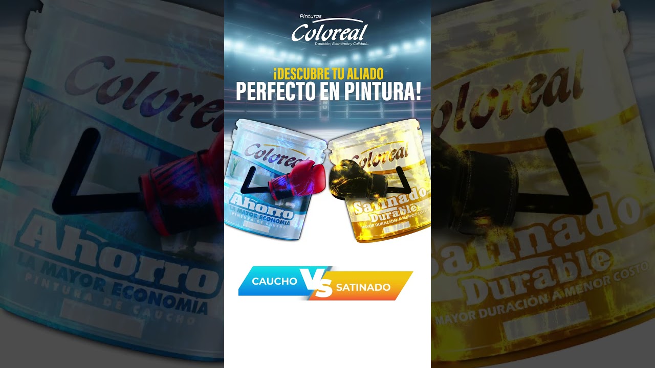 Caucho vs Satinado - Pinturas Coloreal