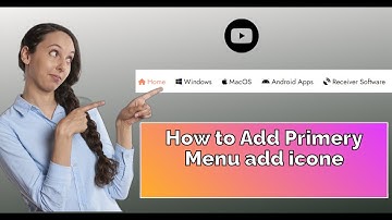 how to add menu icon in wordpress without plugin (2025)
