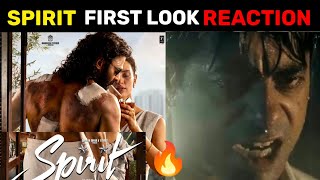 Spirit First Look Reaction Spirit First Look Prabhas Sandeep Reddy Vanga Reaction