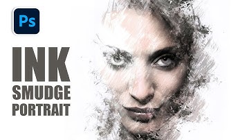 Ink Smudge Effect on a Portrait Image in Photoshop