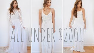 I BOUGHT FIVE WEDDING DRESSES UNDER $200 I BOUGHT FIVE WEDDING DRESSES UNDER $200