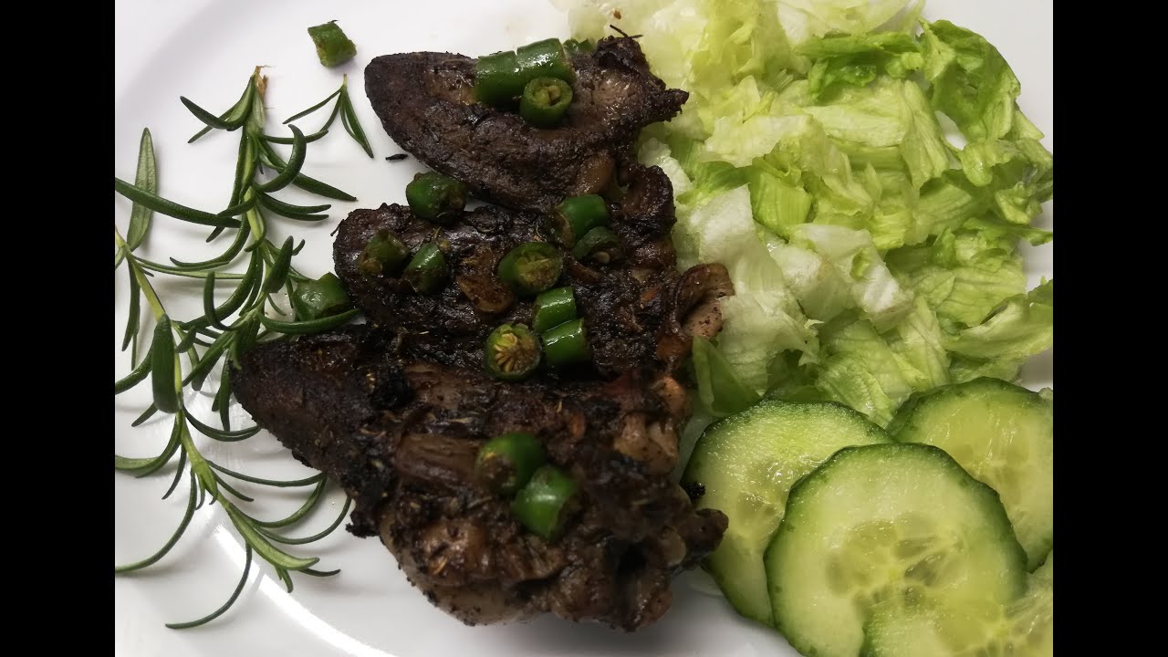 How to cook Lamb heart steak YouTube
