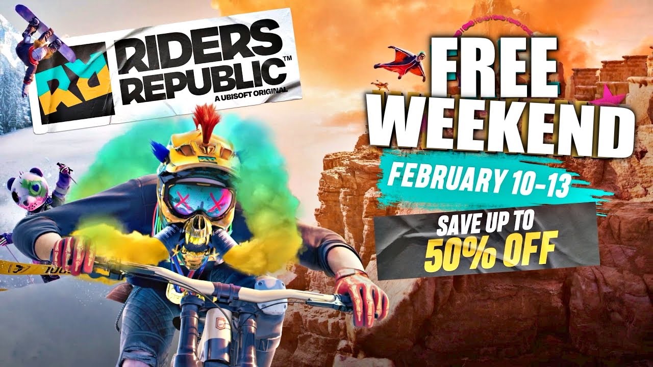 Play online for free this weekend on PlayStation, Riders Republic
