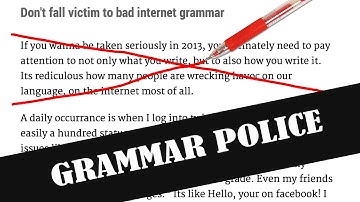 Can You Spot the Grammatical Errors? Play Along!